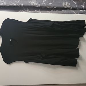 COPY - Susan Graver cold shoulder black sweater 3X